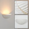 Applique murale Garessio Blanc, 1 lumière