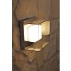 Applique murale d'extérieur Konstsmide SANREMO LED Acier inoxydable, Transparent, 9 lumières