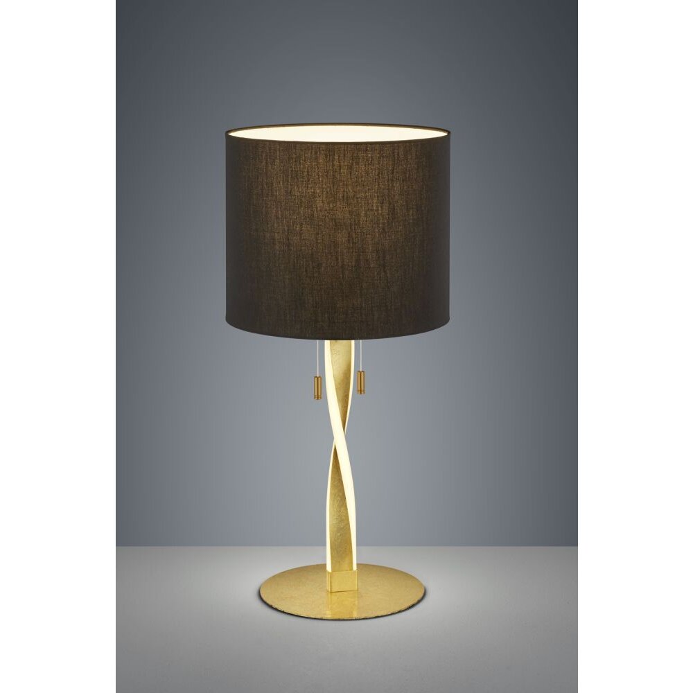 Lampe à poser Trio NANDOR LED Or, 3 lumières main product photo