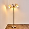 Lampadaire Ascona Nickel mat, 3 lumières