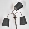 Lampadaire Ascona Nickel mat, 3 lumières