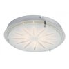 Applique murale / Plafonnier Brilliant Cathleen LED Chrome, 1 lumière