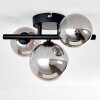 Plafonnier Chariton Noir, 3 lumières