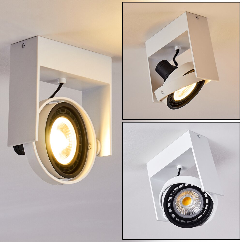 Plafonnier Grytgol Blanc, 1 lumière main product photo