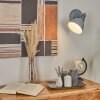 Applique murale Koppom Bleu, Gris, 1 lumière