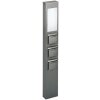 2108 Eclairage de chemin Luminaires Albert Leuchten couleur acier inoxydable, 1 lumière