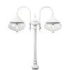 Lampadaire extérieur Konstsmide Libra Blanc, 2 lumières