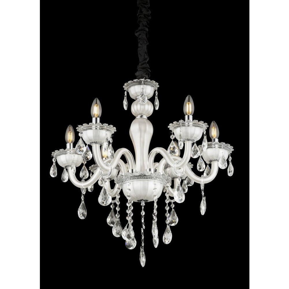 Lustre Globo Blanc, 6 lumières main product photo