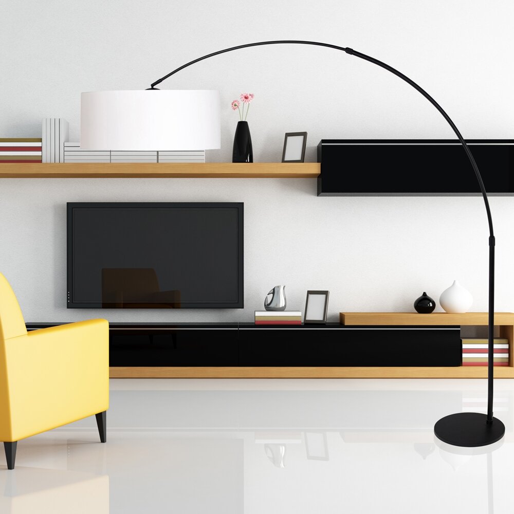 Lampadaire Steinhauer Lilac Noir, 1 lumière main product photo