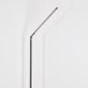 Lampadaire Deje LED Nickel mat, 1 lumière