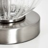 Lampe à poser Edane LED Nickel mat, 1 lumière