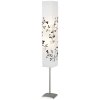 Lampadaire Brilliant Nerva Gris, Blanc, 2 lumières