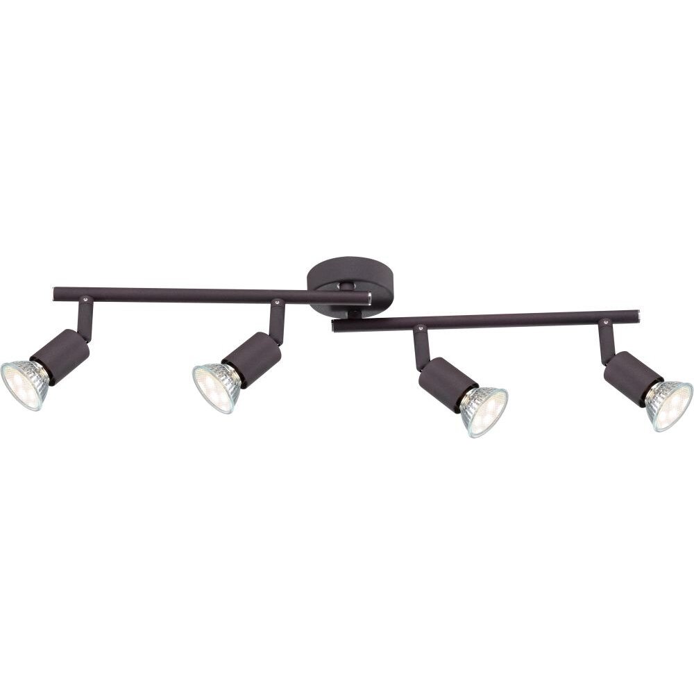 Plafonnier Globo LED Rouille, 4 lumières main product photo