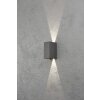 Applique murale Konstsmide Cremona LED Anthracite, 2 lumières