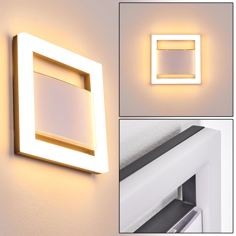Applique murale d'extérieur Linna Aluminium, 1 lumière main product photo