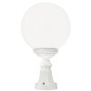 Lampadaire d'extérieur LCD Soltau Blanc, 1 lumière