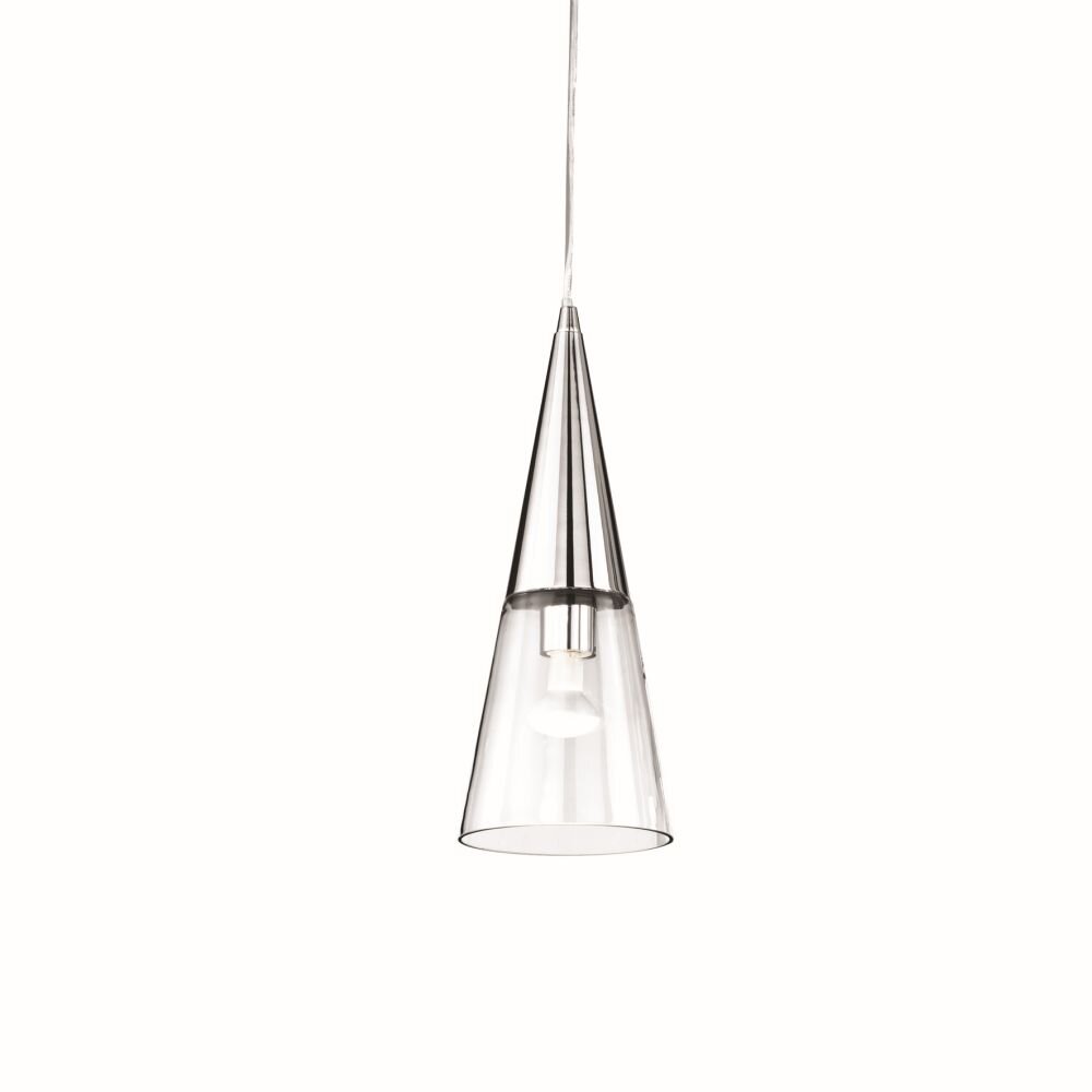 Suspension Ideal Lux CONO Chrome, 1 lumière main product photo