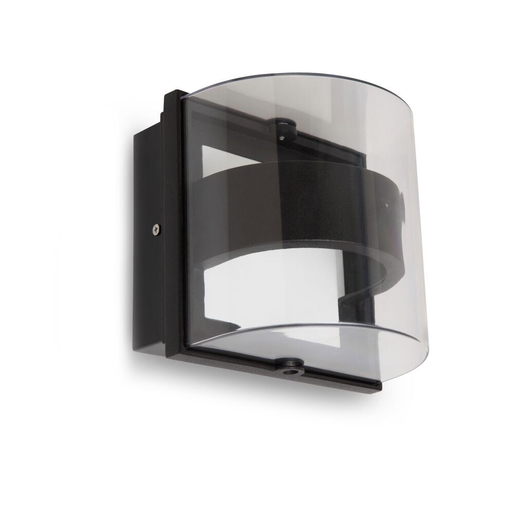 Applique murale d'extérieur Lutec DELTA Anthracite, 1 lumière main product photo