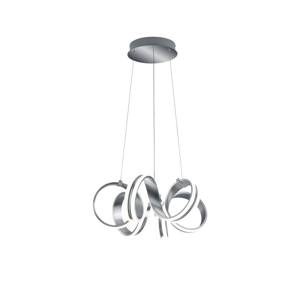 Suspension Trio Leuchten CARRERA LED Aluminium, 1 lumière main product photo
