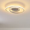 Plafonnier Leksund LED Argenté, 1 lumière