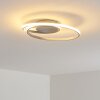 Plafonnier Leksund LED Argenté, 1 lumière
