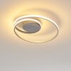 Plafonnier Leksund LED Argenté, 1 lumière