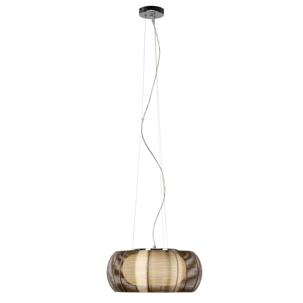 Suspension Brilliant Relax Bronze, Chrome, 2 lumières main product photo