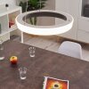 Plafonnier Mackay LED Anthracite, Blanc, 1 lumière, Télécommandes