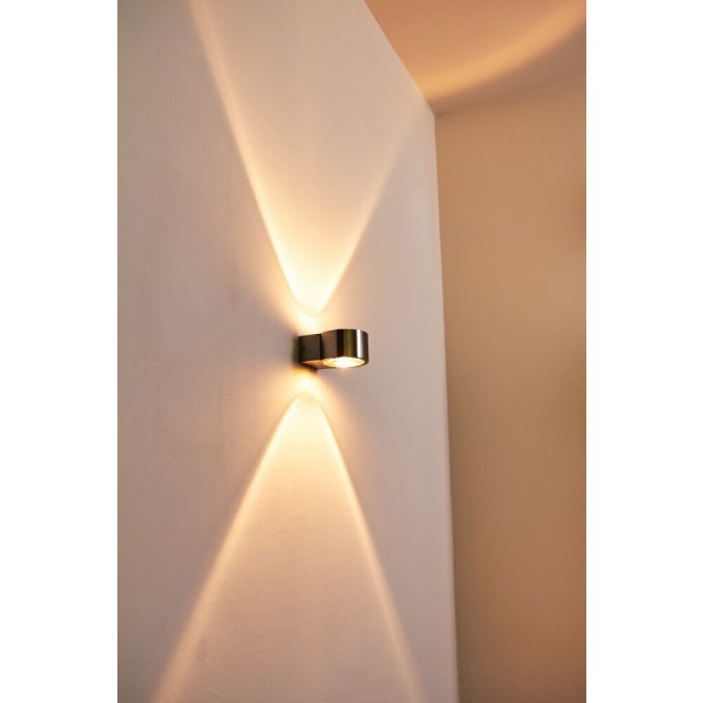 Applique murale LCD Fehmarn Acier inoxydable, 1 lumière main product photo