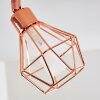 Plafonnier Ferrand LED Cuivre, 4 lumières