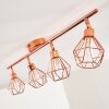 Plafonnier Ferrand LED Cuivre, 4 lumières