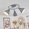 Plafonnier Koppom Bleu, Gris, 3 lumières