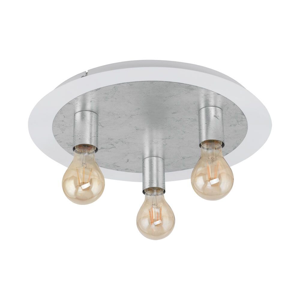 Plafonnier Eglo PASSANO Argenté, Blanc, 3 lumières main product photo