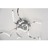 Plafonnier Paul Neuhaus Lina LED Chrome, 3 lumières