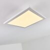 Plafonnier Barasat LED Blanc, 1 lumière