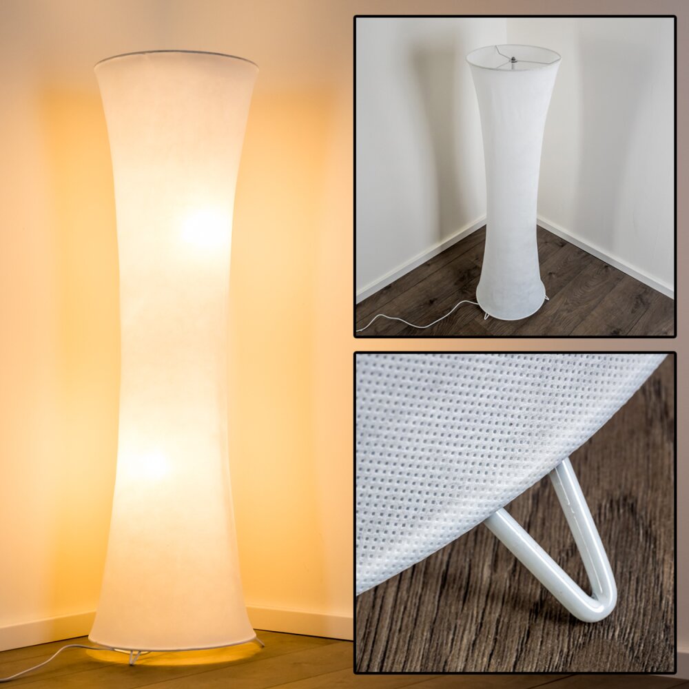 Lampadaire HERON Blanc, 2 lumières main product photo