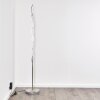 Lampadaire Mapleton LED Nickel mat, 3 lumières, Télécommandes