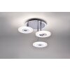 Plafonnier Paul Neuhaus ADALI LED Acier inoxydable, 3 lumières