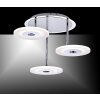 Plafonnier Paul Neuhaus ADALI LED Acier inoxydable, 3 lumières