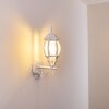 Applique murale d'extérieur Lentua Blanc, 1 lumière, Détecteur de mouvement