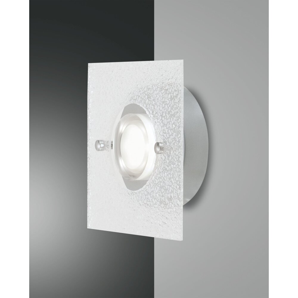 Applique murale Fabas Luce Bali LED Argenté, 1 lumière main product photo