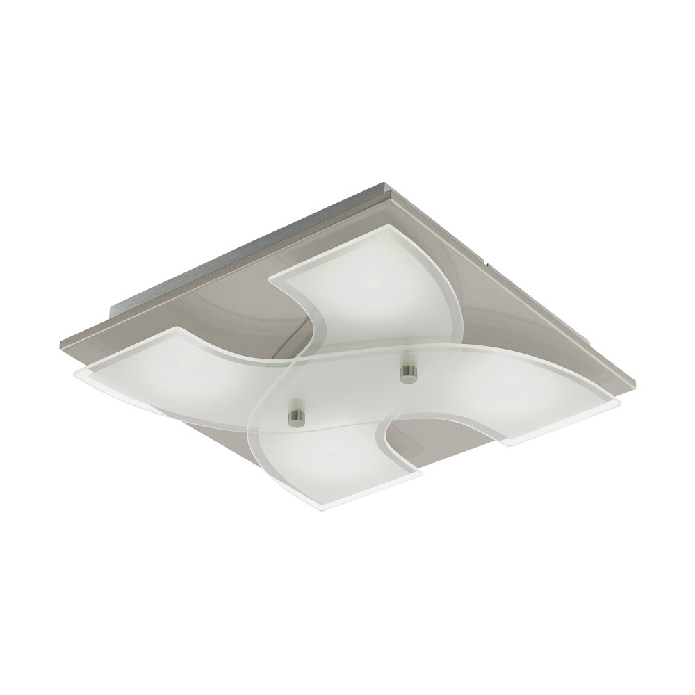 Plafonnier Eglo DIRUS LED Nickel mat, 4 lumières main product photo