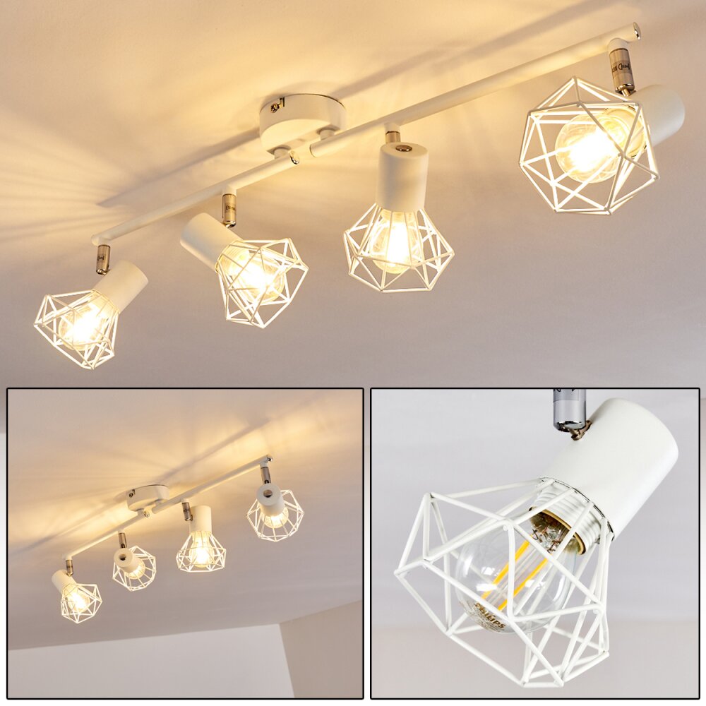 Plafonnier Gullspang Blanc, 4 lumières main product photo