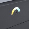 Borne lumineuse Heraklion LED Anthracite, 1 lumière