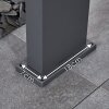 Borne lumineuse Heraklion LED Anthracite, 1 lumière