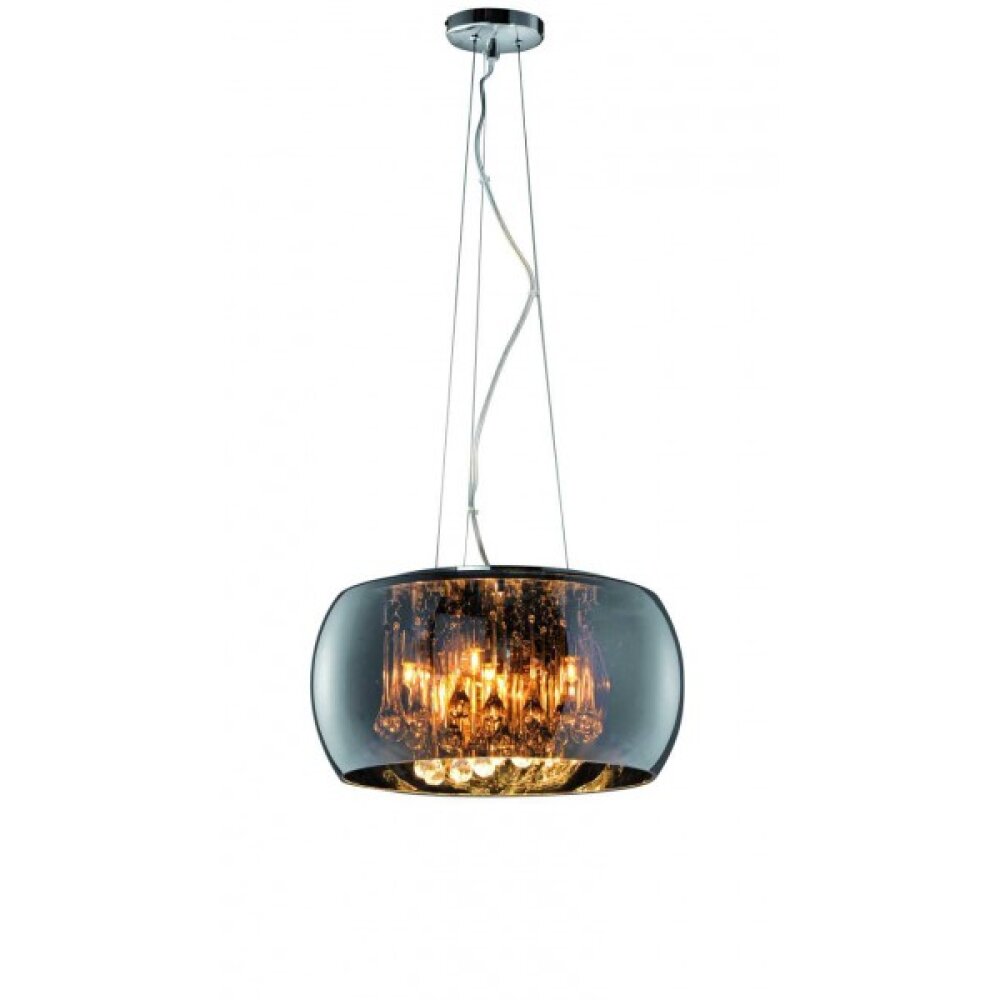 Suspension Sorpetaler Leuchten Vapore Chrome, 5 lumières main product photo