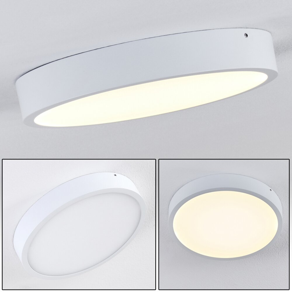 Plafonnier Broglen LED Blanc, 1 lumière main product photo