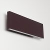 Applique murale Obion LED Rouille, 2 lumières