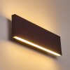 Applique murale Obion LED Rouille, 2 lumières