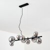 Suspension Chehalis LED Noir, 9 lumières